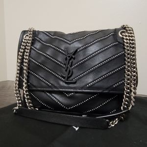 Yves Saint Laurent Studed Niki Shoulder Bag